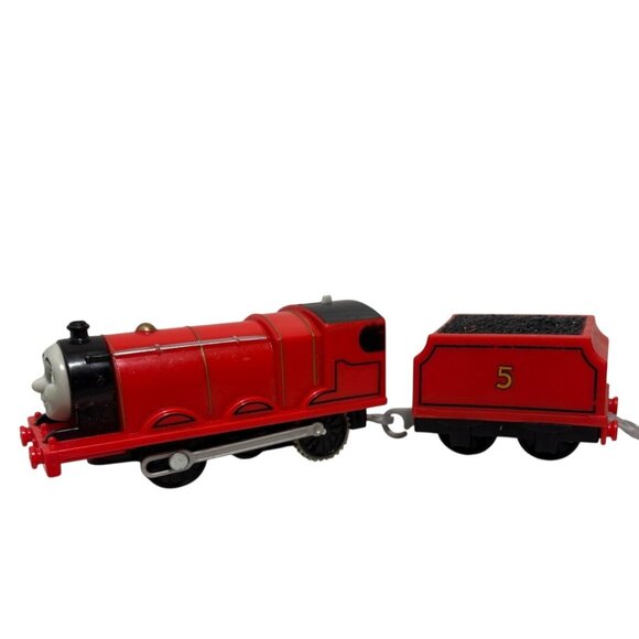 Thomas & Friends James The Red Train Engine & Coal Tender Set 2013 Gullane - Picture 1 of 13